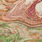 Homeroots 9' X 12' Coral Green And Ivory Abstract Washable Indoor Outdoor Area Rug 602621 - alternate 5