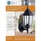Boston Harbor Boston Harbor BRT-BPP1611-BK Porch Light Fixture, 100 W, CFL Lamp, A19 Bulb, Black BRT-BPP1611-BK - alternate 3