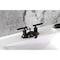 Kingston Brass Double-Handle 4" Centerset Bathroom Faucet with Pop-Up Drain, Oil Rubbed Bronze FB8625CML - alternate 5