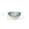 Homeroots Set of Three Blue And White Ceramic Decorative Bowl, 3PK 574071 - alternate 8