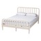 Baxton Studio Braith Farmhouse Ivory Spindle Wood King Size 4-Piece Bedroom Set 258-14207-14249-14247-14209-ZORO - alternate 5