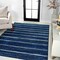 Jonathan Y Williamsburg Minimalist Stripe Navy/Cream 4 ft. x 6 ft. Area Rug MOH201C-4 - alternate 3