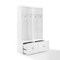 Crosley Harper 2-Piece Hall Tree Entryway Set KF31007WH - alternate 7