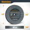 Powertec Aluminum Oxide Bench Grinding Wheel 6 in 60/100/150 Grit, 3/4 in Thick 1/2 in Arbor, 3PK 15534 - alternate 5
