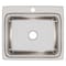 Elkay Sink, Drop-In Mount, 1 Hole, 21" x 15.75", Lustrous Satin LR25221 - alternate 2