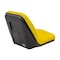 Uni Pro Seat High Back Plastic Deluxe | Yellow Vinyl 8844 - alternate 7