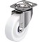 Zoro Select Swivel Plate Caster, Nylon, 5 in., 770 lb., D LKX-SPO 125XK-1 - alternate 1