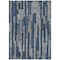 Homeroots 8' X 10' Navy Blue And Denim Blue Striped Washable Indoor Outdoor Area Rug 608955 - alternate 7
