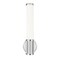 Z-Lite Solange 1 Light Wall Sconce, Chrome/Opal White, 4.75 In W 1021-1S-CH-LED - alternate 3