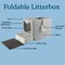 Petmaker Enclosed Cat Litter Box Foldable Litterbox with Pull-Out Drawer for Easy Cleaning Spacious PET6458 - alternate 8