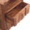 Homeroots 25" Brown Solid Wood Two Drawer Nightstand 701724 - alternate 9