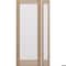 Doornmore G101, 51.5" x 98" ( 36" Door + 12" Side) Left Hand, Mahogany Full Lite Exterior Door G101-SW-3696-G101-SL_1-1_LI - alternate 8