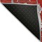 Homeroots 8' Red Ivory And Gray Round Striped Washable Indoor Outdoor Area Rug 600920 - alternate 4