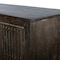 Homeroots 60in Dark Brown Solid Wood Cabinet Enclosed Storage Distressed TV Stand 489504 - alternate 7