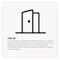 Tell Light Duty Commercial Privacy Lever Lockset, Satin Chrome Finish CL100198 - alternate 4