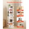 Vevor 7 Tiers Rotating Shoe Rack Tower 360 Deg Spinning Shoe Rack Display White OY-XZXJ-09-7 - alternate 6