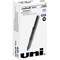 Uni-Ball VISION Roller Ball Pen, Bold 1 mm, Blue Ink, Black/Blue Barrel, 12PK 70129 - alternate 2