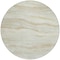 Homeroots 8' Beige Round Striped Washable Indoor Outdoor Area Rug 608102 - alternate 4