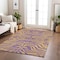 Homeroots 3' X 5' Purple And Copper Animal Print Washable Indoor Outdoor Area Rug 600702 - alternate 6