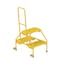 Vestil Stepladder, 2 Steps, 42 Overall Height, Steel, Yellow RLAD-P-2-Y - alternate 3