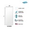 Nanolap PSA Lapping Film, 3 Pc 60 Micron (260 Grit), 4-0.25 in x 11 in Microfinishing Fine Sanding Paper 61610N - alternate 4