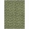 Homeroots 8' X 10' Olive Green Artichoke Green And Ivory Floral Washable Indoor Outdoor Area Rug 581915 - alternate 7