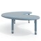 Flash Furniture Commercial Half-Moon Adjustable Height Classroom Activity Table-Dusty Blue-65x35 YU-YCX-004-2-MOON-TBL-DSTYBL-GG - alternate 9