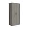 Homeroots 71" Light Gray Single Drawer Combo Dresser 403756 - alternate 3