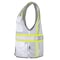 Dome75 Hi-Vis Safety Vest SM/MD Class Non-ANSI/Enhanced Visibility , Zipper 6 Pockets, 2 Mic Tab DV2183 - alternate 4