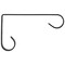Landscapers Select Hanging Bracket, 6-3/4 L, Steel, Black, Wall Mount Mounting 46BL - alternate 1
