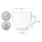 Smarty Had A Party 8 oz. Clear Square Plastic Coffee Mugs (192 Mugs), 192PK 6934C-CASE - alternate 5