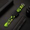 Elegani Alligator-Embossed Leather Band Compatible with Apple Watch 38mm, Light Green, Yellow Gold Buckle LAT5-LGRN-YGD-38 - alternate 2