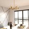 Vaxcel Maple Valley 6-Light Chandelier, Champagne Gold, Clear Ribbed Glass, 22-In. Wide H0327 - alternate 7