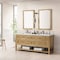 James Martin Vanities Breckenridge 72'' D Vanity, Light Natural Oak w/ Ethereal Noctis Top w/FreePower Wireless Charger 330-V72-LNO-FENC - alternate 6