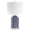 Jonathan Y Clarke 23" Chinoiserie LED Table Lamp, Blue/White JYL3011A - alternate 6