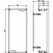 Siemens ALPHA 400/630/1250 DIN assembly kit mounting plate section cover closed H = 8GK4451-4KK12 - alternate 2