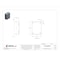 Wiegmann 1/4 Turn Latch Electrical Enclosures, 16 in H, 6 in D, 12 in W, 1, Steel N1C121606S - alternate 3