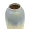 Homeroots 16" Blue And Cream Reactive Glaze Ceramic Cylinder Table Vase 574206 - alternate 6