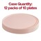 Smarty Had A Party 85 Pink Flat Round Disposable Plastic AppetizerSalad Plates 120 Plates, 120PK 838-P-CASE - alternate 7