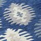 Homeroots 8' Navy Blue Ivory And Gray Round Southwestern Washable Indoor Outdoor Area Rug 615160 - alternate 7