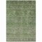 Homeroots 5' X 8' Olive Green And Beige Floral Washable Indoor Outdoor Area Rug 605730 - alternate 4