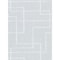 Warner Clarendon Sky Blue Geometric Faux Grasscloth Wallpaper 2921-50502 - alternate 1