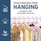 Lifemaster Heavy-Duty Plastic Hangers, Non-Slip, Space-Saving, Holds 5 lbs, Pink, 100PK LMPLCPIK100 - alternate 5