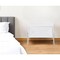 Homeroots 19" Wood One Drawer Nightstand 473012 - alternate 8