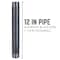 Ace Trading - Nipple 1-1/4 in. MIP each X 1-1/4 in. D MIP Black Steel 12 in. L Nipple 302U114X12 - alternate 6