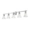 Z-Lite Belle 5-Light Vanity, 42 in W, Chrome 7519-5V-CH - alternate 5