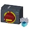 Siemens front mounted rotary operator EMERGENCY OFF IP30 NEMA type 1 . with door 3VA9277-0EK35 - alternate 2