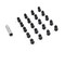 Coyote Wheel Accessories WHEEL INSTALLATION KIT 5 Lug Kit 14 Millimeter x 15 Thread Size 60 Degree Conical Spline Drive 63K548SBLK - alternate 1
