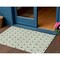 Homeroots 3' X 5' Green And Ivory Geometric Washable Indoor Outdoor Area Rug 595727 - alternate 1