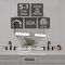 Afx Dion - LED Vanity - 24in - Satin Nickel DIOV2403LAJD1SN - alternate 7